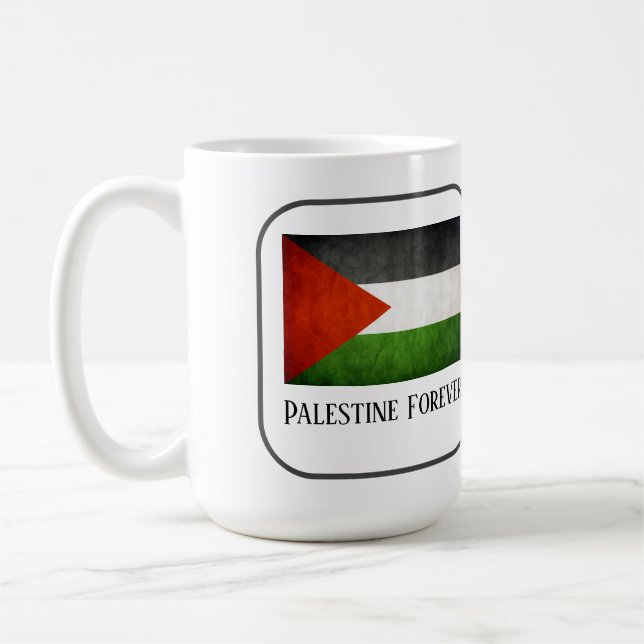 Palestina över Flagga Mugg (Vänster)