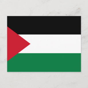 Palestina, Palau flagga Vykort