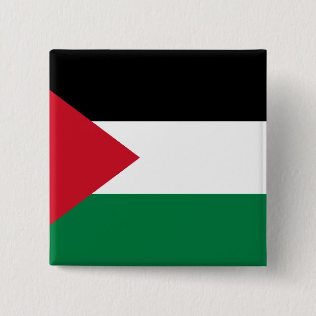 Palestina palauisk flagga knapp (Framsida)