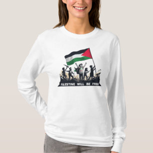 Palestina, Palestina, Palestina flagga T Shirt