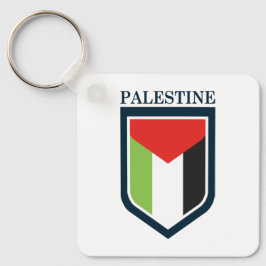 Palestina & Palestinsk flagga Nyckelring