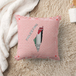 Palestina Pillow - Palestinsk Keffiyeh Decor Kudde