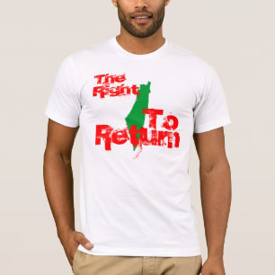 Palestina: Rakt till det återgångt Tee Shirt
