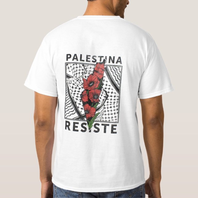 Palestina Resist T-Shirt (Baksida)