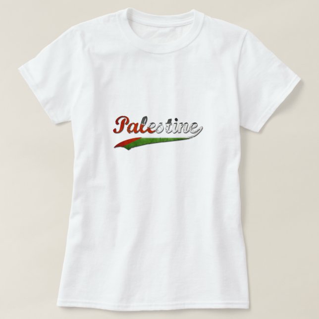 Palestina Retro Tshirt T Shirt (Design framsida)