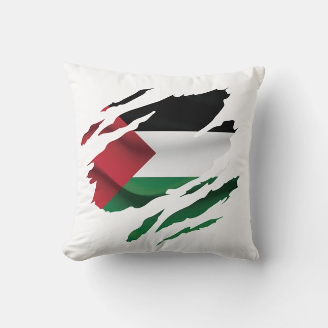 Palestina ristat pride Flagga T-Shirt Kudde (Framsida)