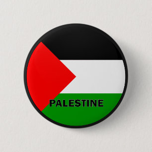 Palestina Roundel kvalitets- flagga Knapp