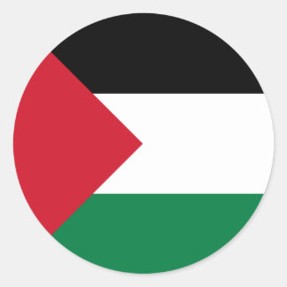 Palestina Runt Klistermärke