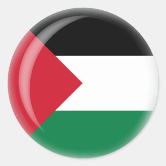 Palestina Runt Klistermärke