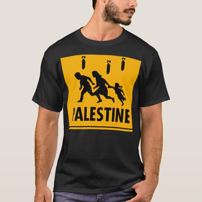 Palestina skjorta tröja (Framsida)
