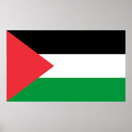 Palestina statlig flagga poster
