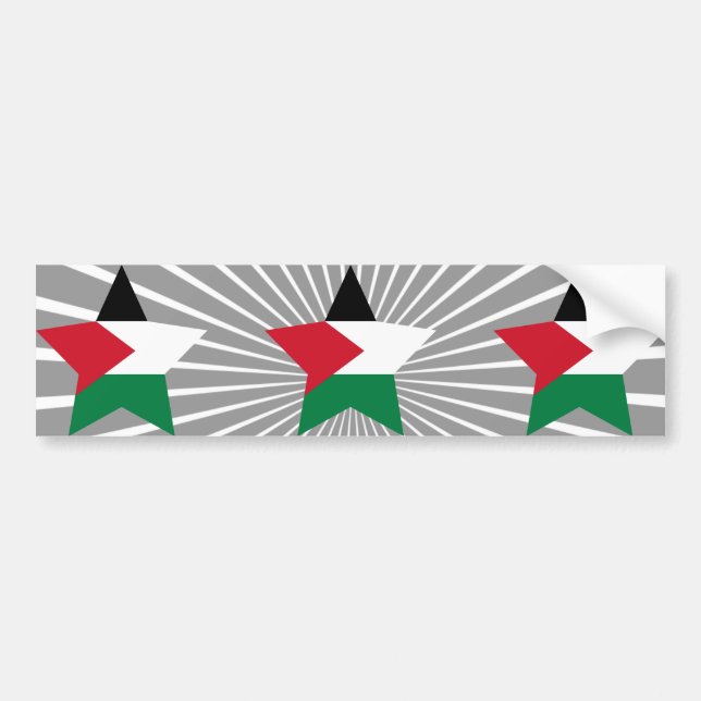 Palestina stjärna bildekal (Framsidan)