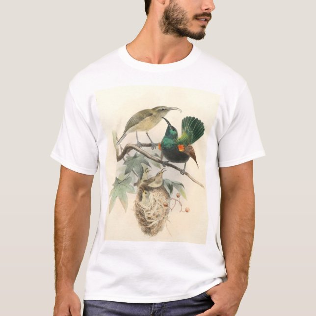 Palestina Sunbird, en familj T Shirt (Framsida)