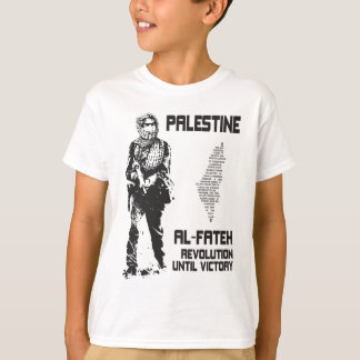 Palestina T skjorta - Fateh affisch Tee