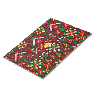 Palestina Tatreez Traditional Embrodery Anteckningsblock