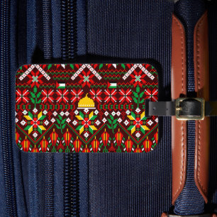 Palestina Tatreez Traditional Embrodery Bagagebricka