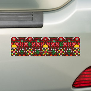 Palestina Tatreez Traditional Embrodery Bildekal