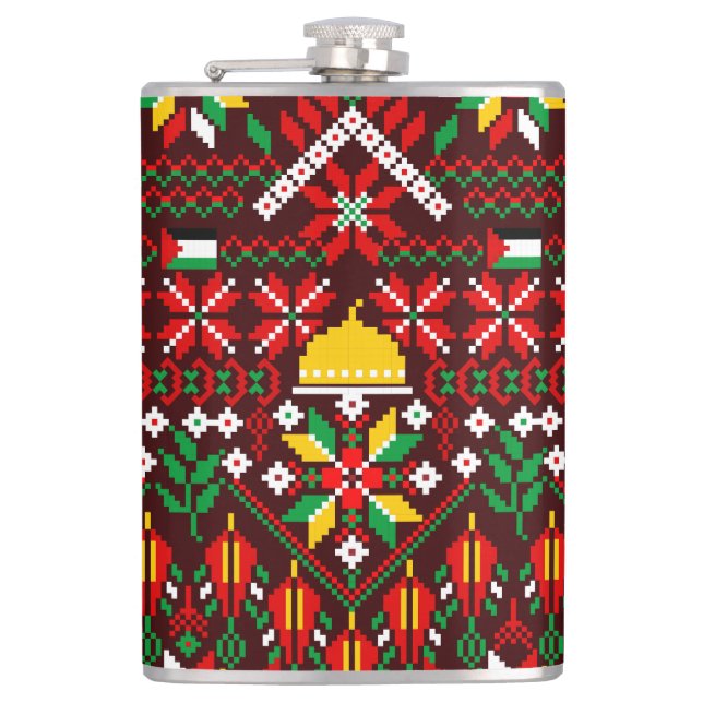 Palestina Tatreez Traditional Embrodery Fickplunta (Framsidan)