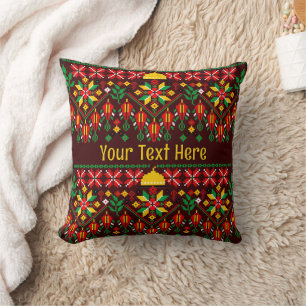 Palestina Tatreez Traditional Embrodery Kudde