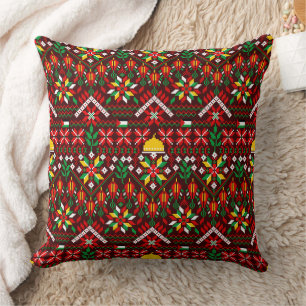 Palestina Tatreez Traditional Embrodery Kudde