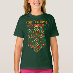 Palestina Tatreez Traditional Embrodery T Shirt