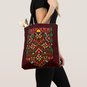 Palestina Tatreez Traditional Embrodery Tygkasse