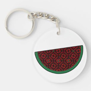Palestina - vattenmelon Embroidery red tatuering