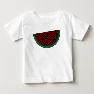 Palestina - vattenmelon Embroidery red tatuering T Shirt