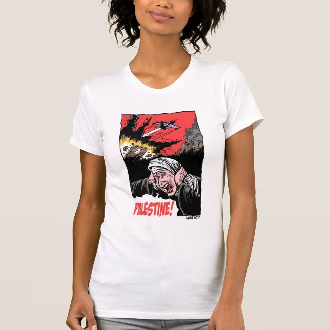 Palestina vid Latuff T-shirt (Framsida)