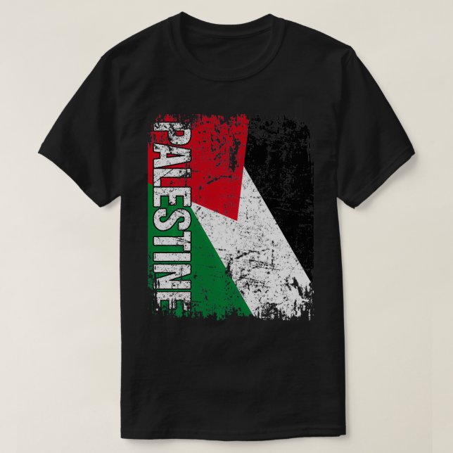 PALESTINA Vintage PALESTINE T Shirt (Design framsida)