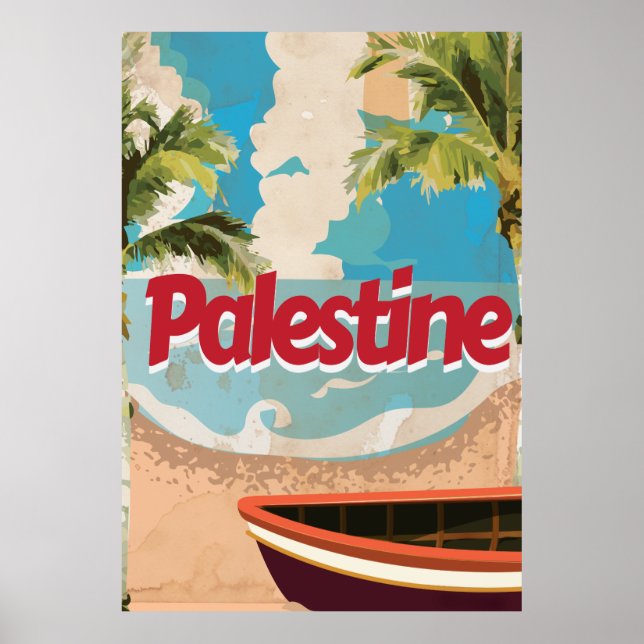 Palestina Vintage resor Poster (Framsidan)