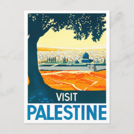 Palestina vintage resor vykort