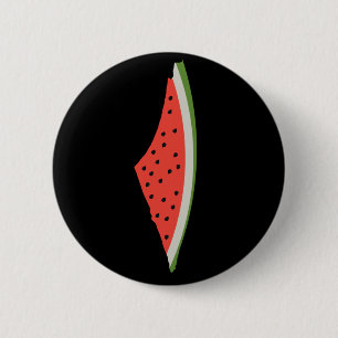Palestina Watermelon Flagga Karta. Fria palestinie Knapp