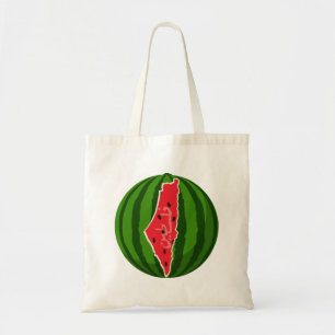 Palestina Watermelon Flagga Karta. Fria palestinie Tygkasse