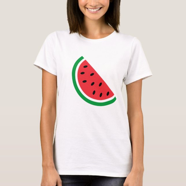 Palestina Watermelon T Shirt (Framsida)