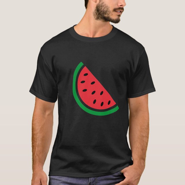 Palestina Watermelon T Shirt (Framsida)