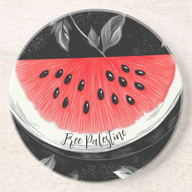 Palestina Watermelon Underlägg (Framsidan)