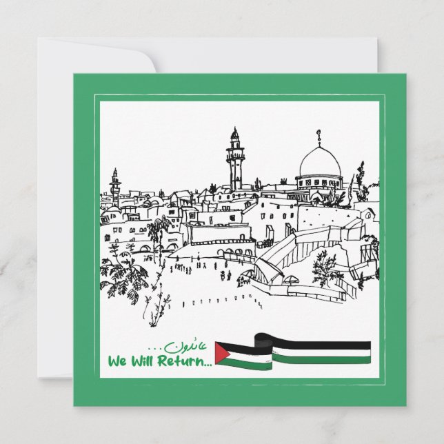 Palestinas arv och hopp: Vi kommer att återvända (Framsida)