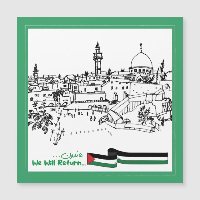 Palestinas arv och hopp: Vi kommer att återvända (Framsida)