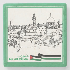 Palestinas arv och hopp: Vi kommer att återvända Stenunderlägg