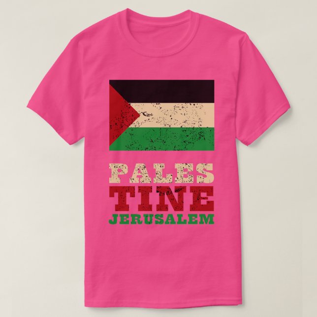 Palestinas flagga 1 t shirt (Design framsida)