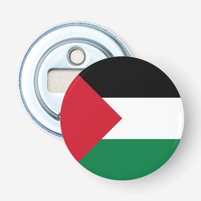 Palestinas flagga flasköppnare (Framsidan)