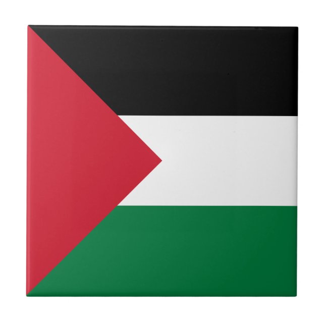 Palestinas flagga kakelplatta (Framsidan)
