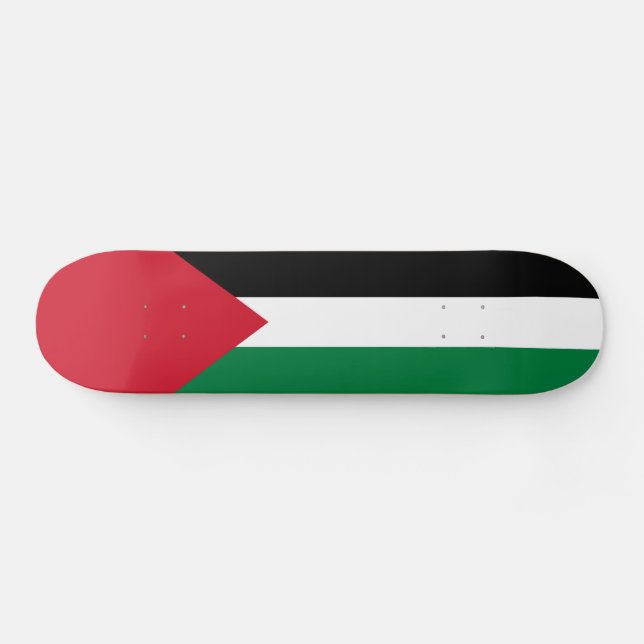 Palestinas flagga mini skateboard bräda 18,5 cm (Horz)