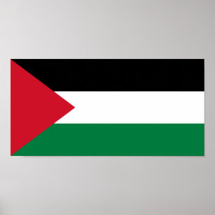 Palestinas flagga poster