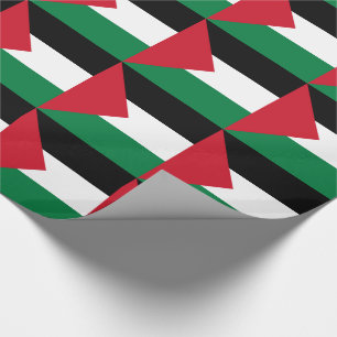 Palestinas flagga presentpapper