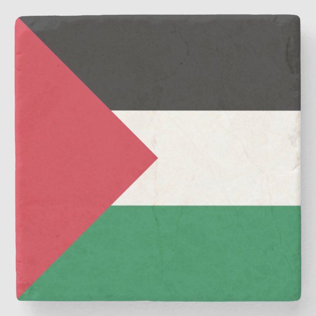 Palestinas flagga stenunderlägg (Framsidan)