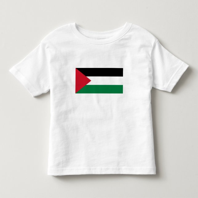Palestinas flagga t shirt (Framsida)