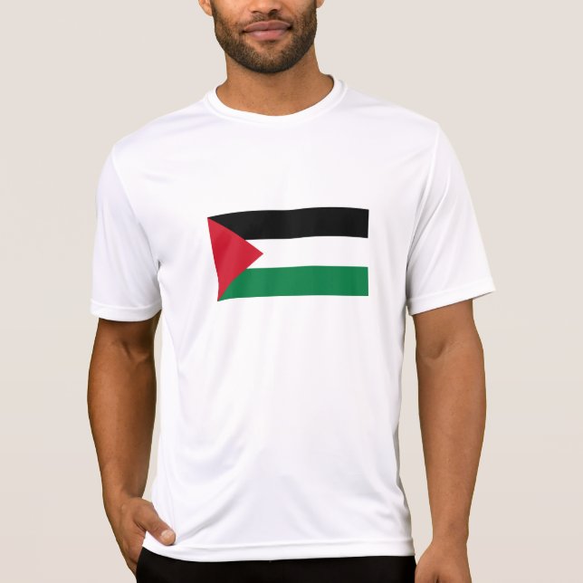 Palestinas flagga t shirt (Framsida)