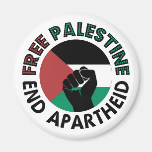 Palestinas fria Flagga för att få slut på apart Magnet